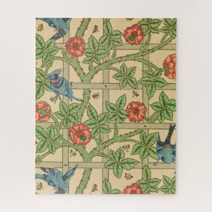 William Morris Trellis Classic Wallpaper Design Legpuzzel