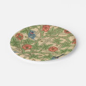 William Morris Trellis Classic Wallpaper Design Papieren Bordje (Gekanteld)