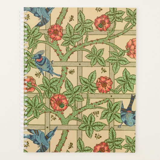 William Morris Trellis Classic Wallpaper Design Planner (Voorkant)