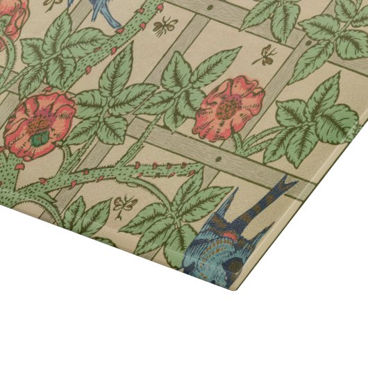 William Morris Trellis Classic Wallpaper Design Snijplank (Hoek)