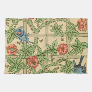 William Morris Trellis Classic Wallpaper Design Theedoek