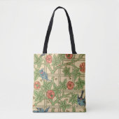William Morris Trellis Classic Wallpaper Design Tote Bag (Voorkant)