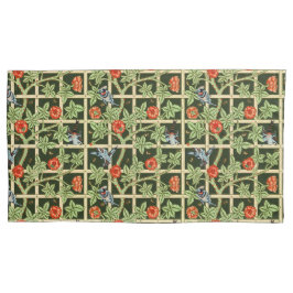 William Morris Trellis Patroon in Groen Kussensloop