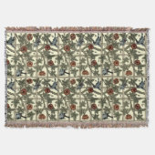 William Morris "Trellis" Pattern Deken (Voorkant)