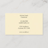 William Morris Trellis Pattern Visitekaartje (Achterkant)