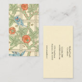 William Morris Trellis Pattern Visitekaartje (Voorkant / Achterkant)