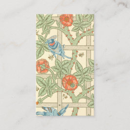 William Morris Trellis Pattern Visitekaartje
