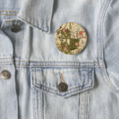 William Morris - Trellis Ronde Button 5,7 Cm (In situ)