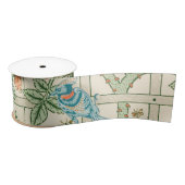 William Morris Trellis Victoriaans Behangpapier Satijnen Lint (Spoel)