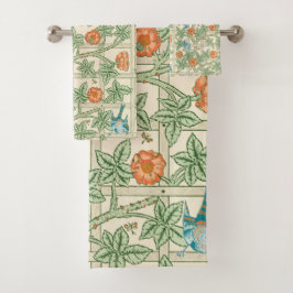 William Morris Trellis Victorian Wallpaper Bad Handdoek
