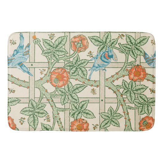 William Morris Trellis Victorian Wallpaper Badmat (Voorkant)