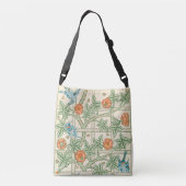 William Morris Trellis Victorian Wallpaper Crossbody Tas (Achterkant)