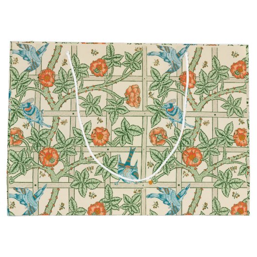 William Morris Trellis Victorian Wallpaper Groot Cadeauzakje (Achterkant)