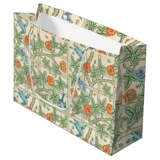 William Morris Trellis Victorian Wallpaper Groot Cadeauzakje (Voorkant Gekanteld)