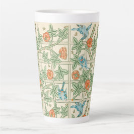 William Morris Trellis Victorian Wallpaper Latte Mok
