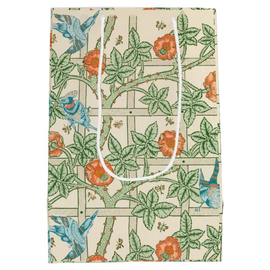 William Morris Trellis Victorian Wallpaper Medium Cadeauzakje (Achterkant)