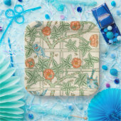 William Morris Trellis Victorian Wallpaper Papieren Bordje (Feest)