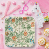 William Morris Trellis Victorian Wallpaper Papieren Bordje (Feest)