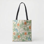 William Morris Trellis Victorian Wallpaper Tote Bag (Voorkant)