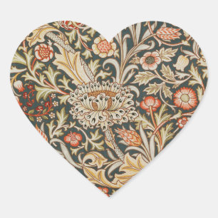 William Morris Trent Garden Flower Classic Botanic Hart Sticker