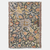 William Morris Trent Garden Flower Pattern Classic Deken (Voorkant Verticaal)