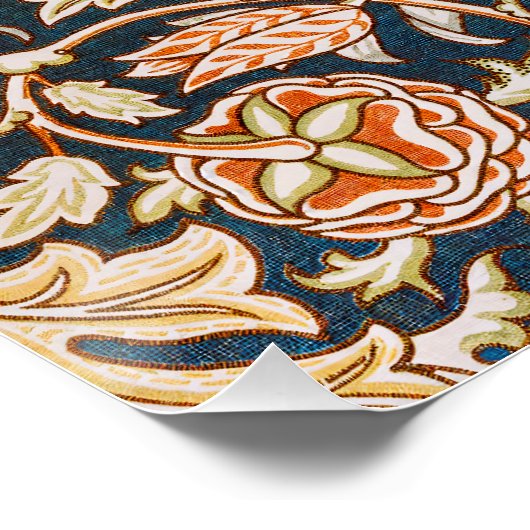 William Morris Trent Garden Flower Pattern Classic Perfect Poster (Hoek)