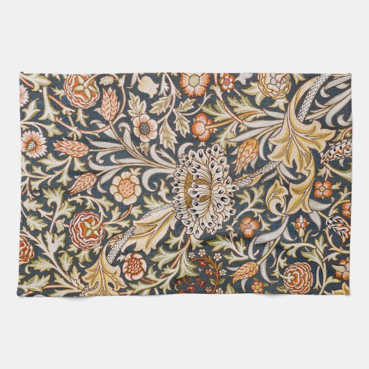 William Morris Trent Garden Flower Pattern Classic Theedoek (Horizontaal)