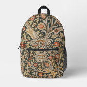 William Morris Trent Tuin Bloem Classic Botanic Bedrukte Rugzak (Voorkant)