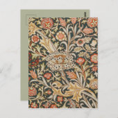 William Morris Trent Tuin Bloem Classic Botanic Briefkaart (Voorkant / Achterkant)
