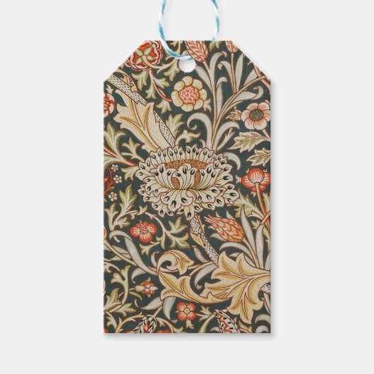 William Morris Trent Tuin Bloem Classic Botanic Cadeaulabel (Voorkant)