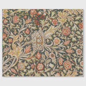 William Morris Trent Tuin Bloem Classic Botanic Cadeaupapier (Vlak)