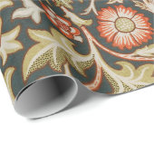 William Morris Trent Tuin Bloem Classic Botanic Cadeaupapier (Rol Hoek)