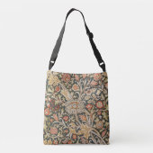 William Morris Trent Tuin Bloem Classic Botanic Crossbody Tas (Achterkant)