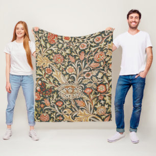 William Morris Trent Tuin Bloem Classic Botanic Fleece Deken