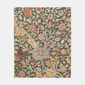 William Morris Trent Tuin Bloem Classic Botanic Fleece Deken (Voorkant)