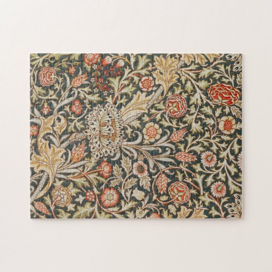William Morris Trent Tuin Bloem Classic Botanic Legpuzzel (Horizontaal)