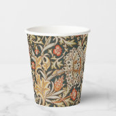 William Morris Trent Tuin Bloem Classic Botanic Papieren Bekers (Voorkant)