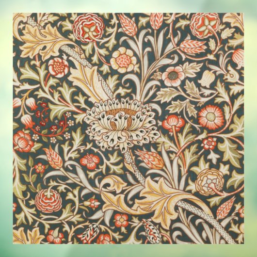 William Morris Trent Tuin Bloem Classic Botanic Raamsticker (Vel 3)