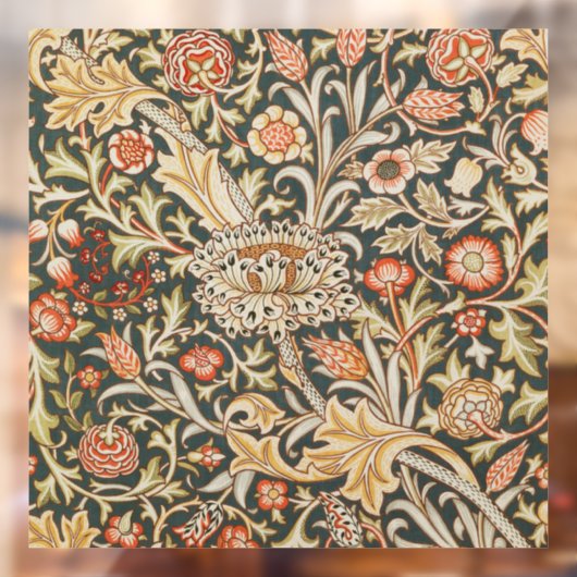 William Morris Trent Tuin Bloem Classic Botanic Raamsticker (Vel 2)