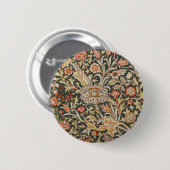 William Morris Trent Tuin Bloem Classic Botanic Ronde Button 5,7 Cm (Voorkant /achterkant)