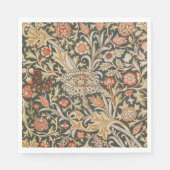 William Morris Trent Tuin Bloem Classic Botanic Servet (Voorkant)