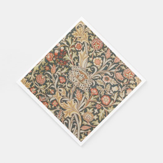 William Morris Trent Tuin Bloem Classic Botanic Servet (Hoek)