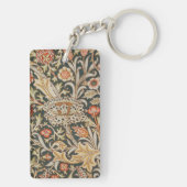 William Morris Trent Tuin Bloem Classic Botanic Sleutelhanger (achterkant)