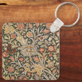 William Morris Trent Tuin Bloem Classic Botanic Sleutelhanger (Achterkant)