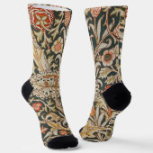 William Morris Trent Tuin Bloem Classic Botanic Sokken (Gebogen)