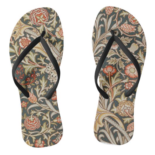 William Morris Trent Tuin Bloem Classic Botanic Teenslippers (Voetbed)