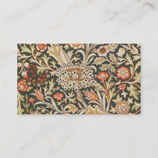 William Morris Trent Tuin Bloem Classic Botanic Visitekaartje (Achterkant)