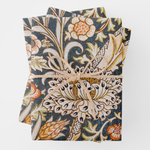 William Morris Trent Tuin Bloem Patroon Klassieker Inpakpapier Vel