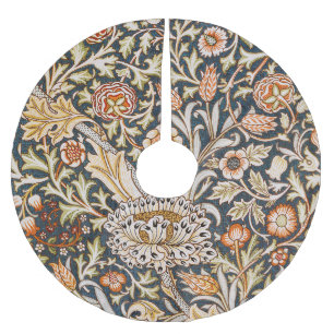 William Morris Trent Tuin Bloem Patroon Klassieker Kerstboom Rok