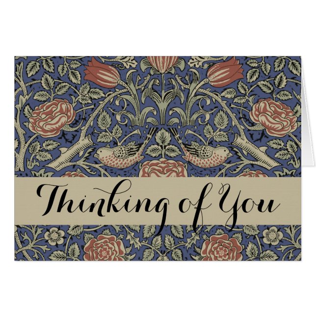 William Morris Tudor Roos Wallpaper (Voorkant Horizontaal)